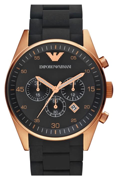 cheap emporio armani leather watch straps|Emporio Armani silicone strap watch.